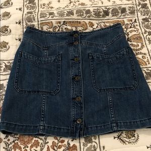 Free People Denim Skirt - 6